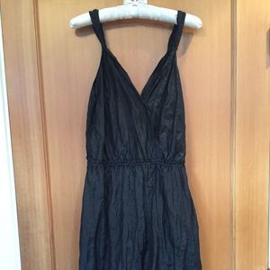 NWOT Banana Republic cotton, silk & metallic dress